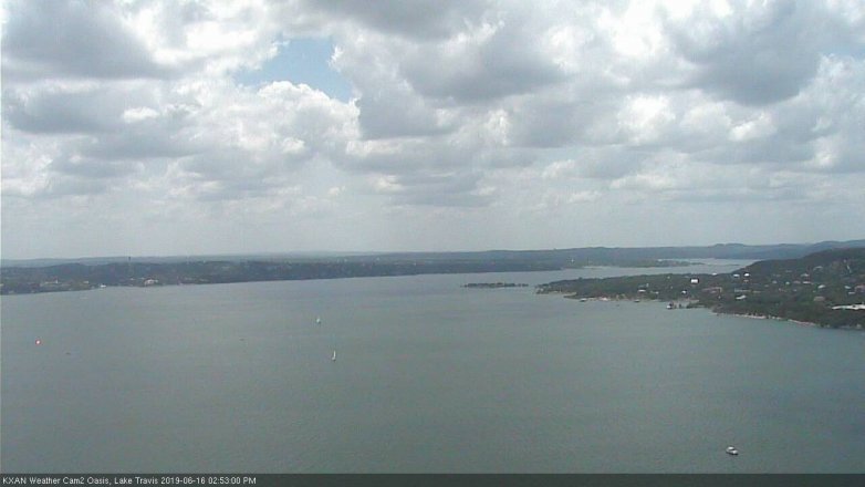 Lake Travis webcam, June 16, 2019 1:55 PM CT