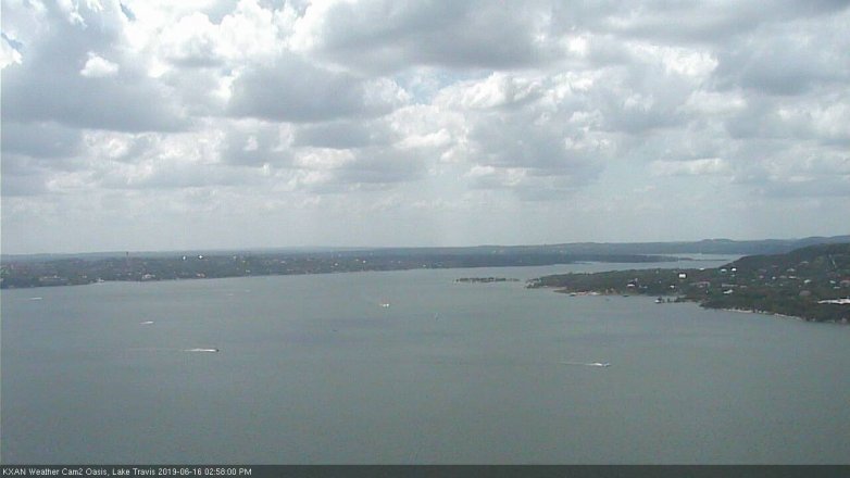 Lake Travis webcam, June 16, 2019 2:00 PM CT