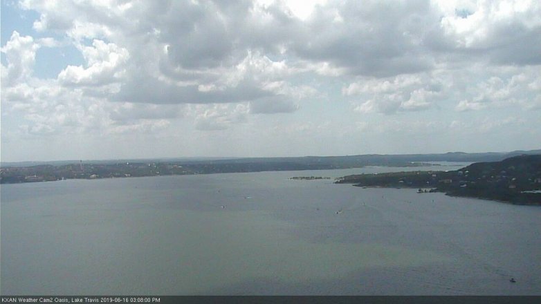Lake Travis webcam, June 16, 2019 2:10 PM CT