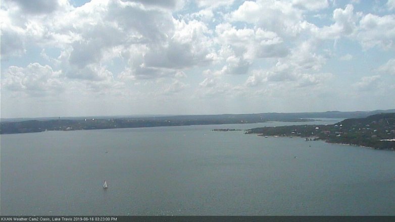 Lake Travis webcam, June 16, 2019 2:25 PM CT