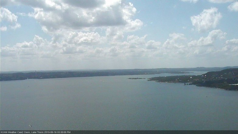 Lake Travis webcam, June 16, 2019 2:40 PM CT