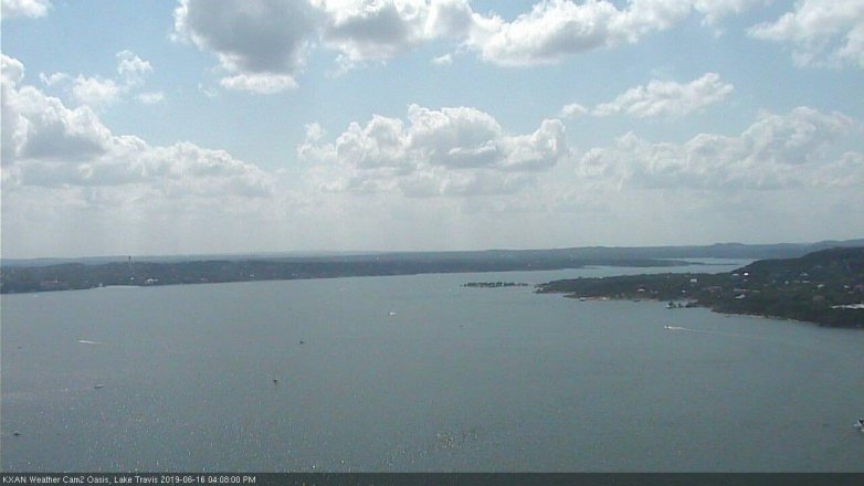 Lake Travis webcam, June 16, 2019 3:10 PM CT