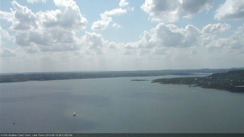 Lake Travis webcam, June 16, 2019 3:15 PM CT
