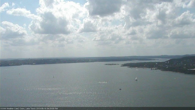 Lake Travis webcam, June 16, 2019 3:30 PM CT