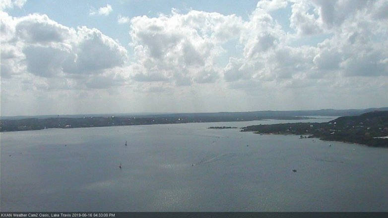 Lake Travis webcam, June 16, 2019 3:35 PM CT