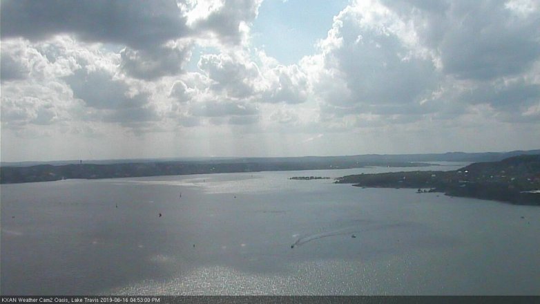 Lake Travis webcam, June 16, 2019 3:55 PM CT