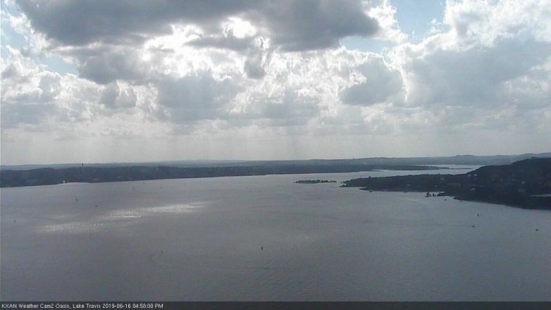 Lake Travis webcam, June 16, 2019 4:00 PM CT