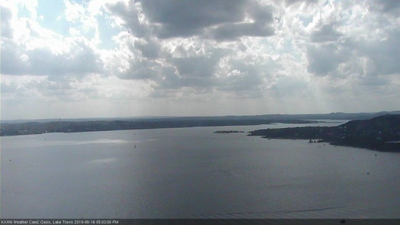 Lake Travis webcam, June 16, 2019 4:05 PM CT