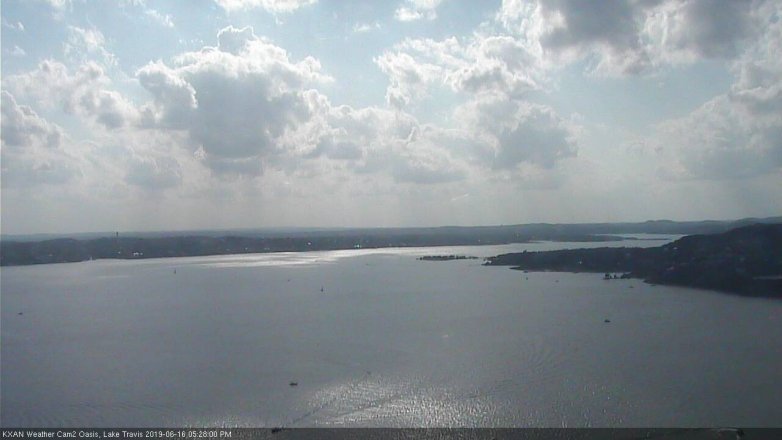 Lake Travis webcam, June 16, 2019 4:30 PM CT