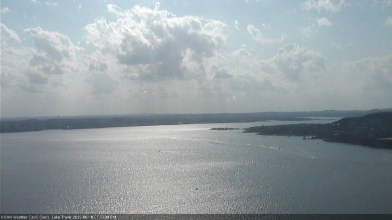 Lake Travis webcam, June 16, 2019 4:35 PM CT