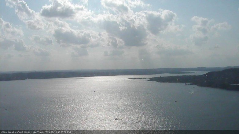 Lake Travis webcam, June 16, 2019 4:40 PM CT