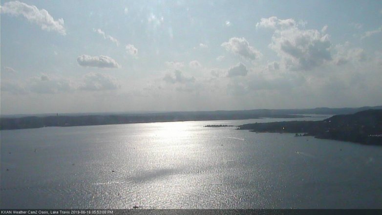 Lake Travis webcam, June 16, 2019 4:55 PM CT