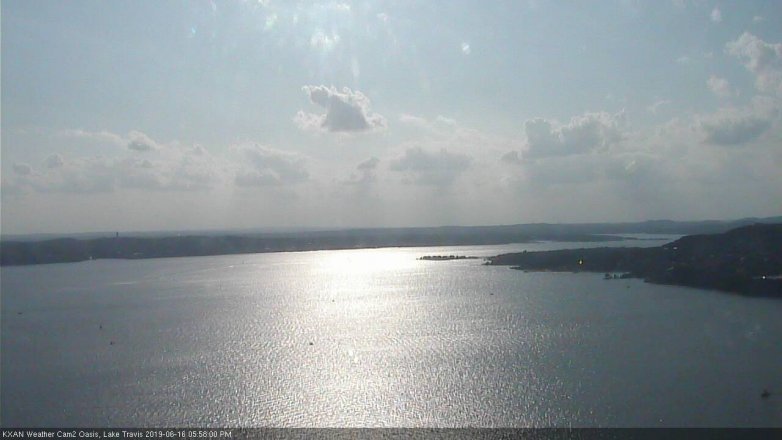 Lake Travis webcam, June 16, 2019 5:00 PM CT