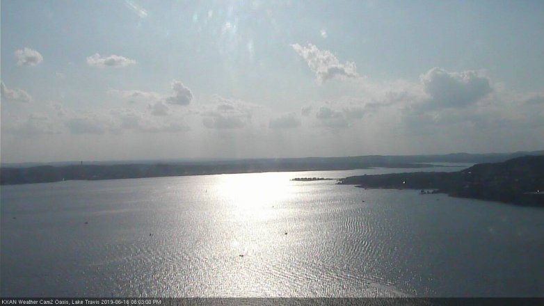 Lake Travis webcam, June 16, 2019 5:05 PM CT