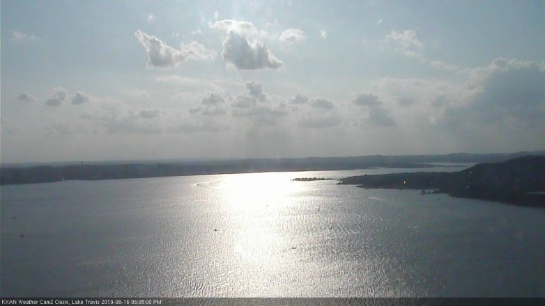 Lake Travis webcam, June 16, 2019 5:10 PM CT