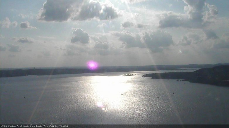 Lake Travis webcam, June 16, 2019 5:20 PM CT