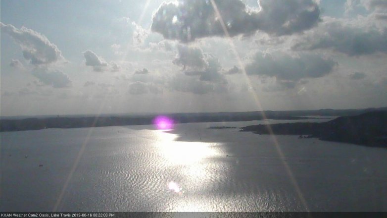 Lake Travis webcam, June 16, 2019 5:25 PM CT