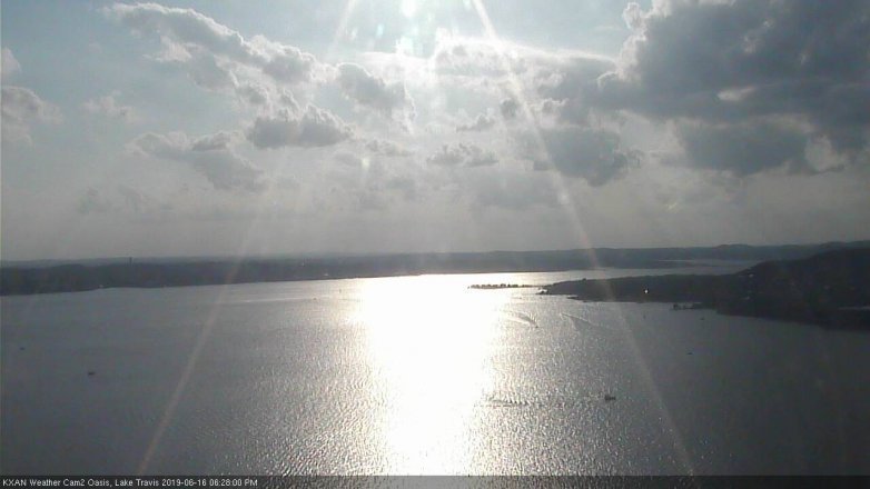 Lake Travis webcam, June 16, 2019 5:30 PM CT