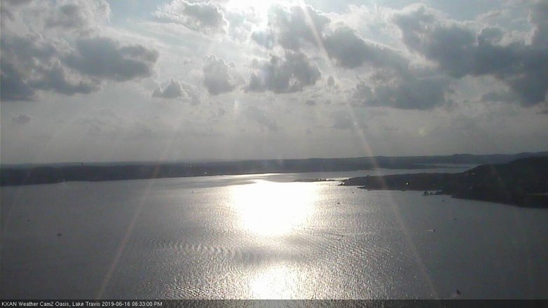 Lake Travis webcam, June 16, 2019 5:35 PM CT