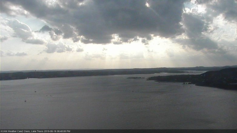Lake Travis webcam, June 16, 2019 5:50 PM CT