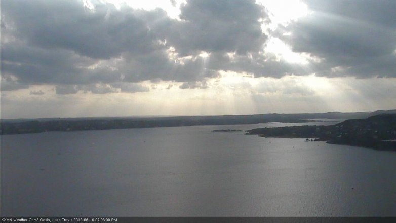 Lake Travis webcam, June 16, 2019 6:05 PM CT