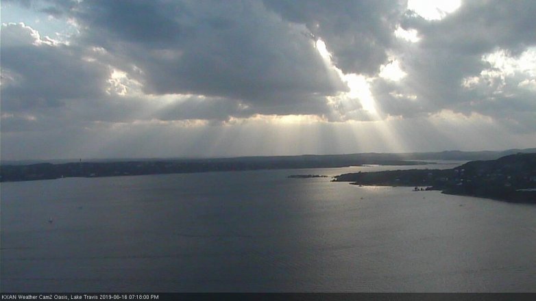 Lake Travis webcam, June 16, 2019 6:20 PM CT