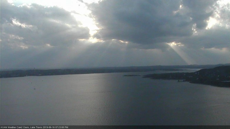 Lake Travis webcam, June 16, 2019 6:25 PM CT