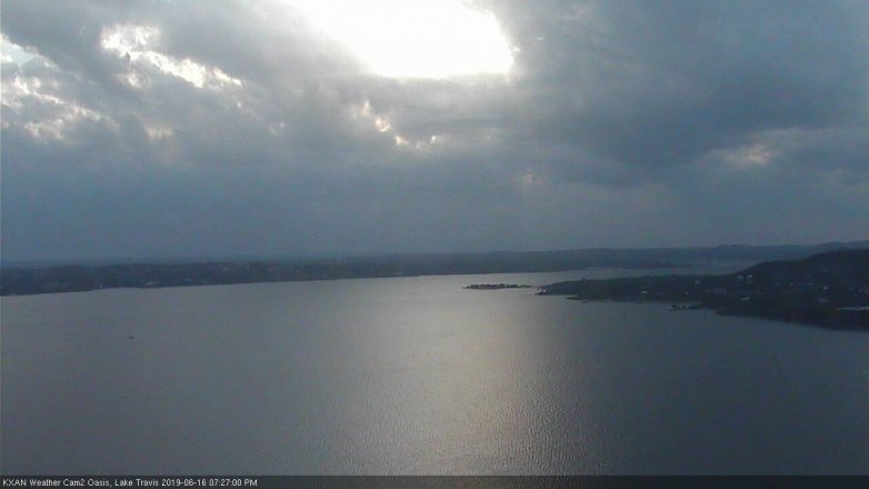 Lake Travis webcam, June 16, 2019 6:30 PM CT