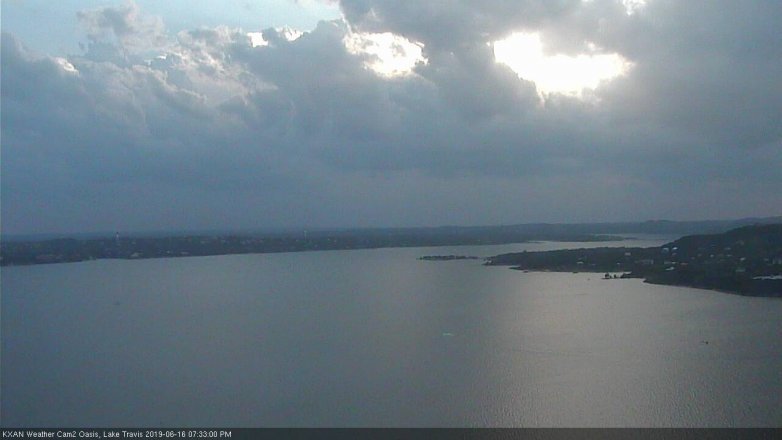 Lake Travis webcam, June 16, 2019 6:35 PM CT