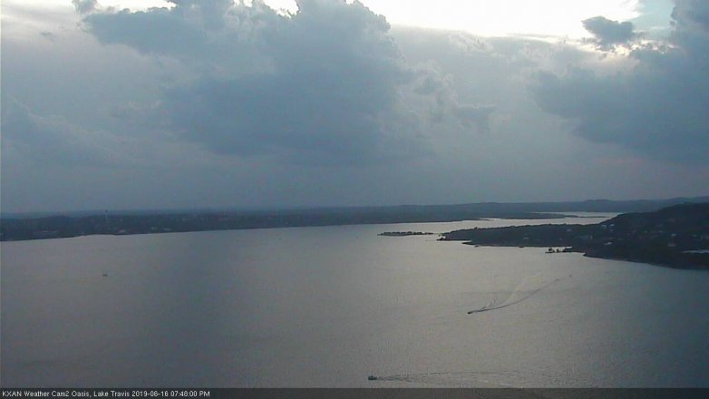 Lake Travis webcam, June 16, 2019 6:50 PM CT