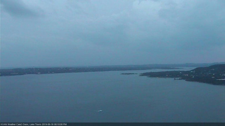 Lake Travis webcam, June 16, 2019 7:20 PM CT