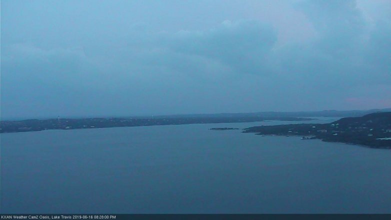 Lake Travis webcam, June 16, 2019 7:30 PM CT