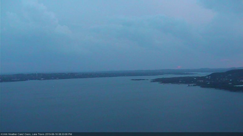 Lake Travis webcam, June 16, 2019 7:35 PM CT