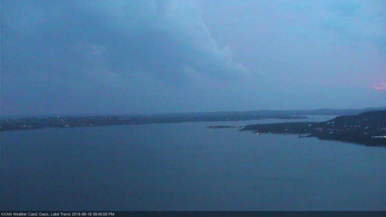 Lake Travis webcam, June 16, 2019 7:50 PM CT