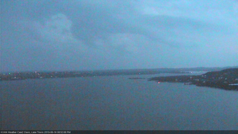 Lake Travis webcam, June 16, 2019 7:55 PM CT