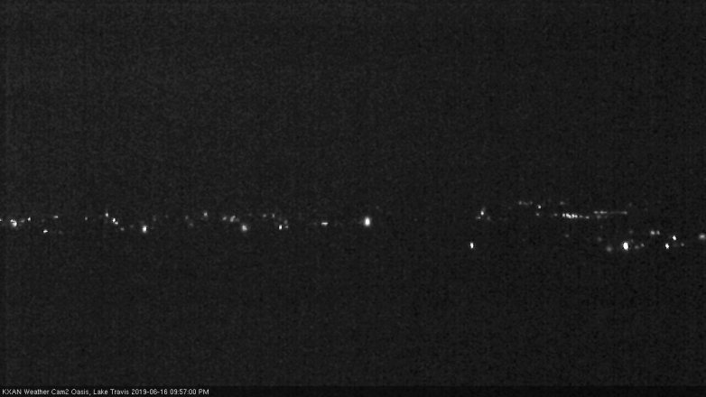 Lake Travis webcam, June 16, 2019 9:00 PM CT