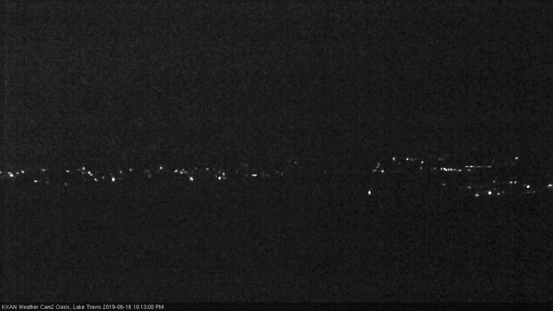 Lake Travis webcam, June 16, 2019 9:15 PM CT