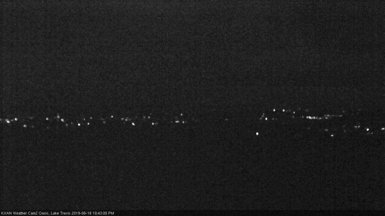 Lake Travis webcam, June 16, 2019 9:45 PM CT