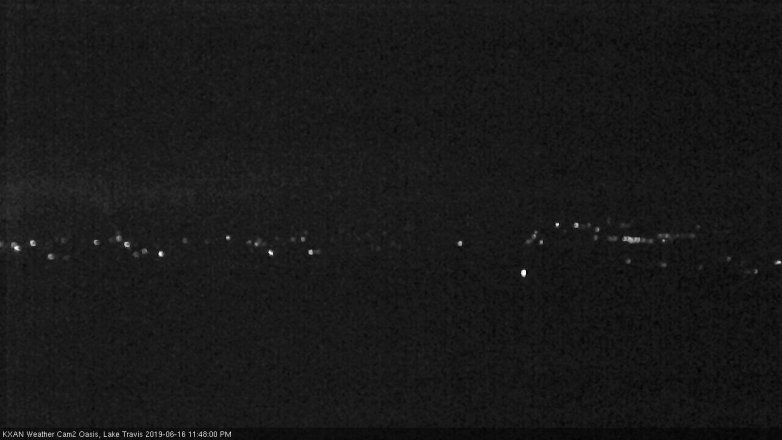 Lake Travis webcam, June 16, 2019 10:50 PM CT