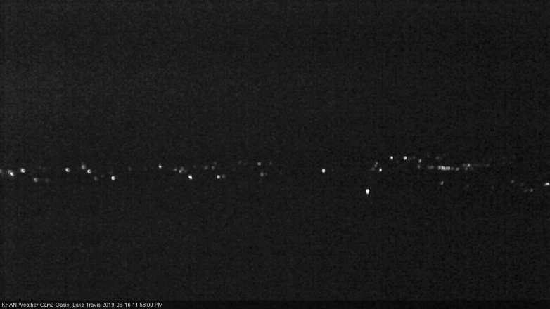 Lake Travis webcam, June 16, 2019 11:00 PM CT