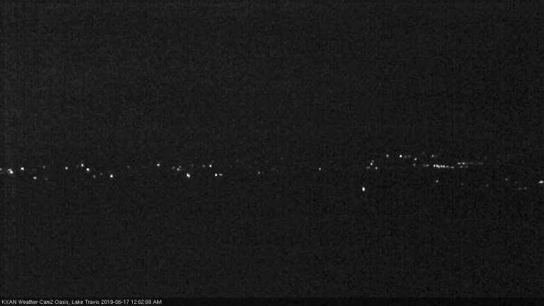 Lake Travis webcam, June 16, 2019 11:05 PM CT