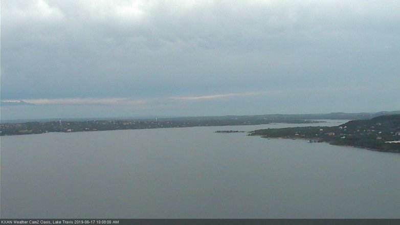 Lake Travis webcam, June 17, 2019 9:10 AM CT