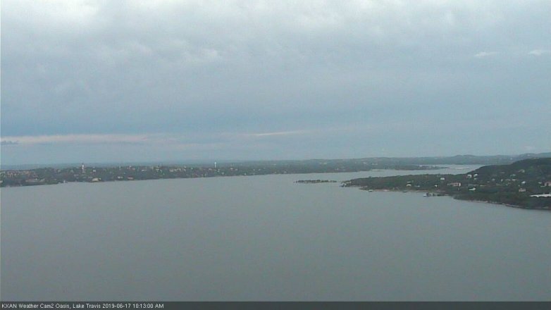 Lake Travis webcam, June 17, 2019 9:15 AM CT