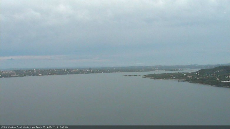 Lake Travis webcam, June 17, 2019 9:20 AM CT