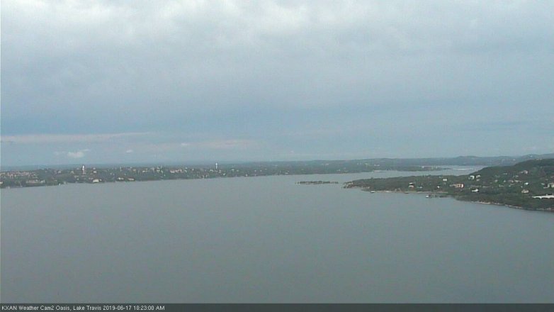 Lake Travis webcam, June 17, 2019 9:25 AM CT