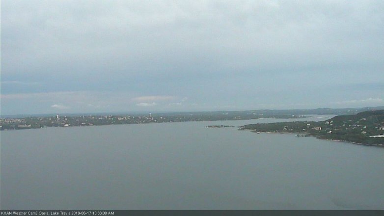 Lake Travis webcam, June 17, 2019 9:35 AM CT