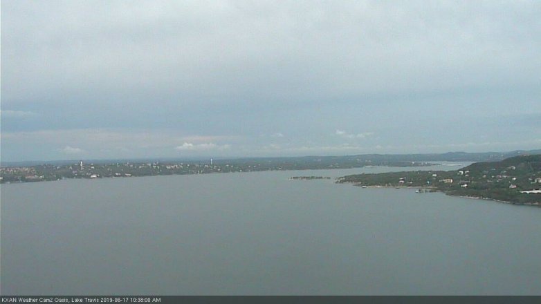 Lake Travis webcam, June 17, 2019 9:40 AM CT