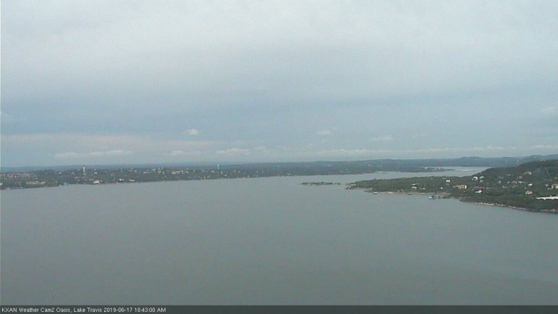 Lake Travis webcam, June 17, 2019 9:45 AM CT