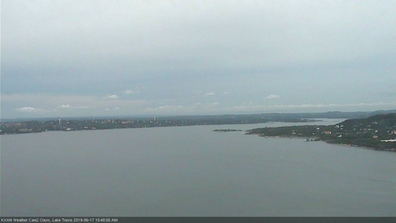 Lake Travis webcam, June 17, 2019 9:50 AM CT
