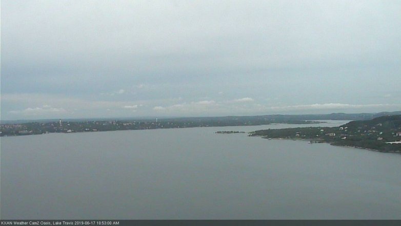 Lake Travis webcam, June 17, 2019 9:55 AM CT